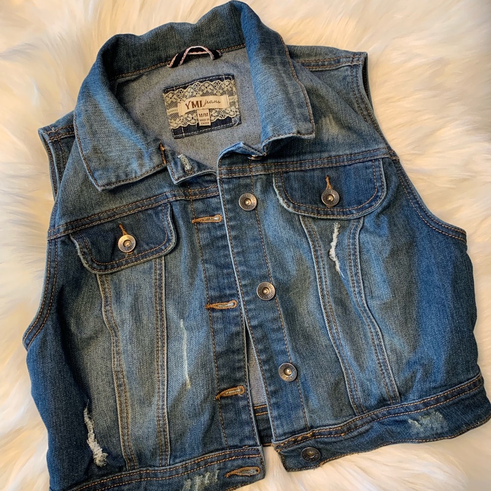 Denim vest